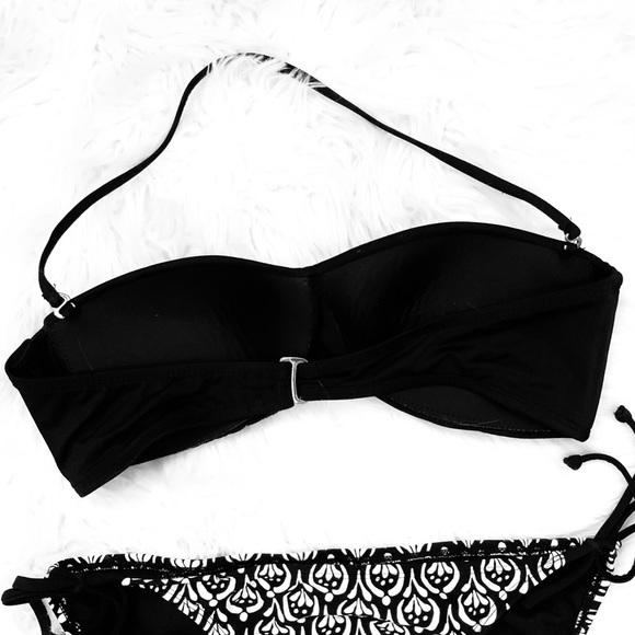 TARGET 2 PIECE BIKINI MATCH BLACK-WHITE - Picture 3 of 3
